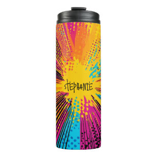 Bouteilles Isothermes Explosion d'art pop de style comique (9)