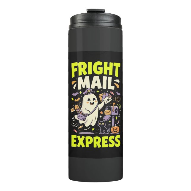 Bouteilles Isothermes Express Courrier d'Effroi d'Halloween (Devant)