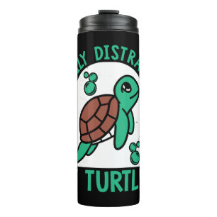 Bouteilles Isothermes Facilement Distrait Par L'Alligator Tortue S'Enfon