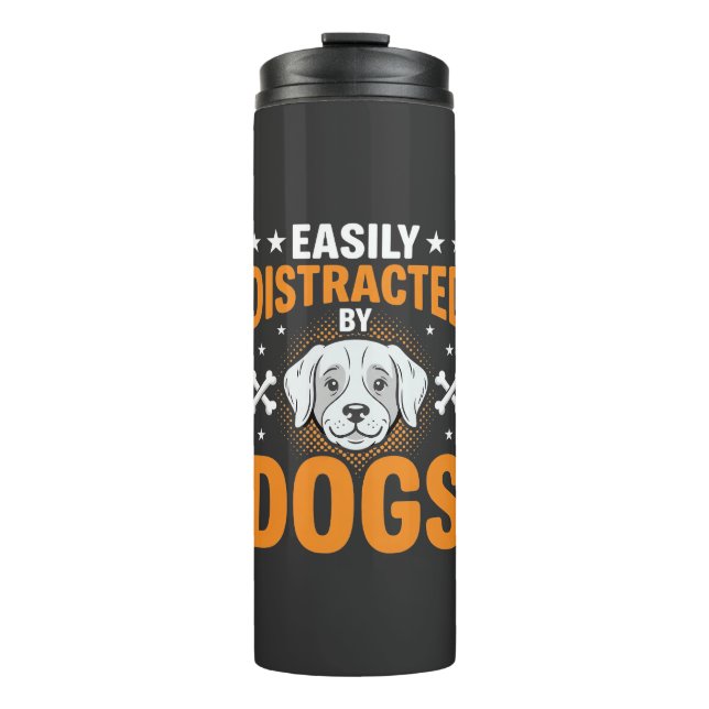 Bouteilles Isothermes Facilement Distrait Par Les Chiens (Devant)
