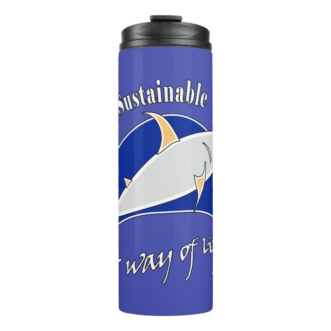Bouteilles Isothermes Faire de la pêche durable un mode de vie (Devant)