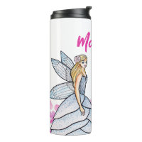 Fairy Princess Pink Hearts Illustration de mode