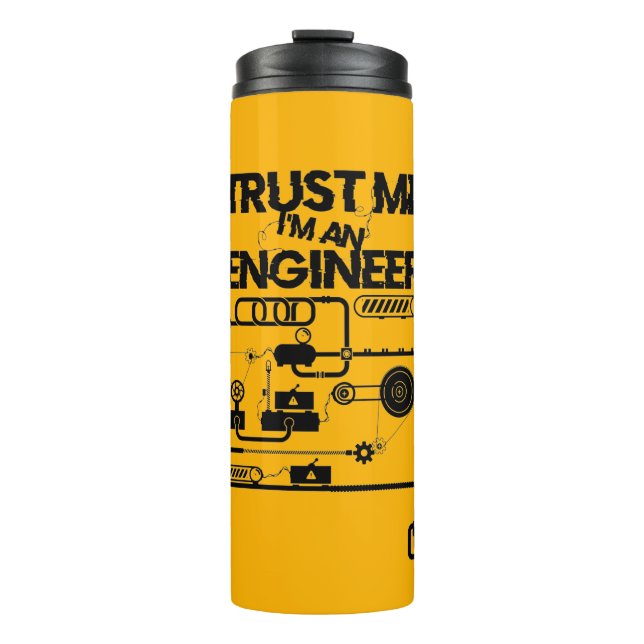 Bouteilles Isothermes Faites-moi confiance. Je suis ingénieur (Devant)