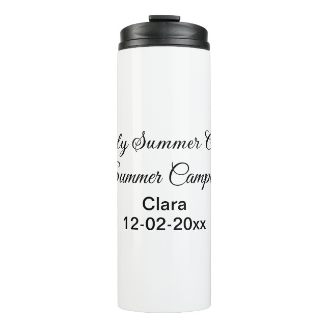 Bouteilles Isothermes Famille camping vacances personnalisée ajouter nom (Devant)