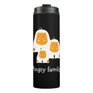 Bouteilles Isothermes Famille en colère Singes design T-Shirt Bain Mat