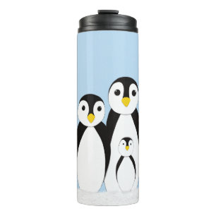 Bouteilles Isothermes Famille Pingouin mignonne