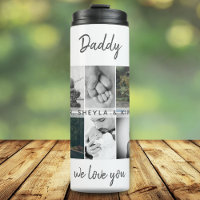 Father with Kids and Family Dad Photo Collage
