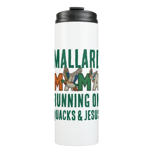 Bouteilles Isothermes Fausse MALLARD MAMA Strass (Devant)