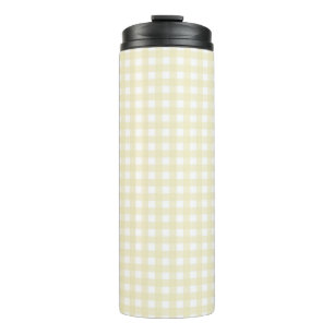 Bouteilles Isothermes Faye et Lauren Gingham Jaune