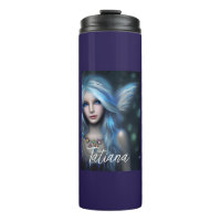 Fée bleue mystique éthérée personnalisée