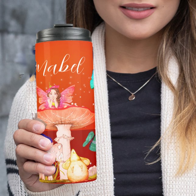 Bouteilles Isothermes Fée Enchanted Champignons Magie Stars Personnels (Créateur téléchargé)