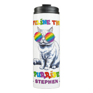 Bouteilles Isothermes Feline The Purride - Cool Pride Cat LGBTQ