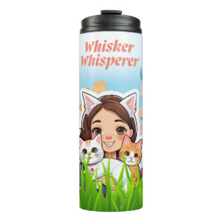 Bouteilles Isothermes Feline Whisker Whisperer Sont Des Personnes Spécia