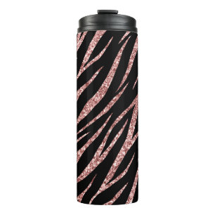 Bouteilles Isothermes Feminine Luxe Black Rose Classy Or Zebra Print