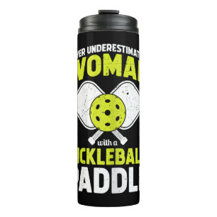 Bouteilles Isothermes Femme de Pickleball Cadeau drôle de joueuse de Pic