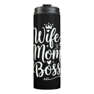 Bouteilles Isothermes Femme Maman Boss mignonne cadeau de la fête des mè