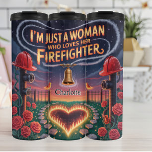 Bouteilles Isothermes Femme Qui Aime Son Pompier