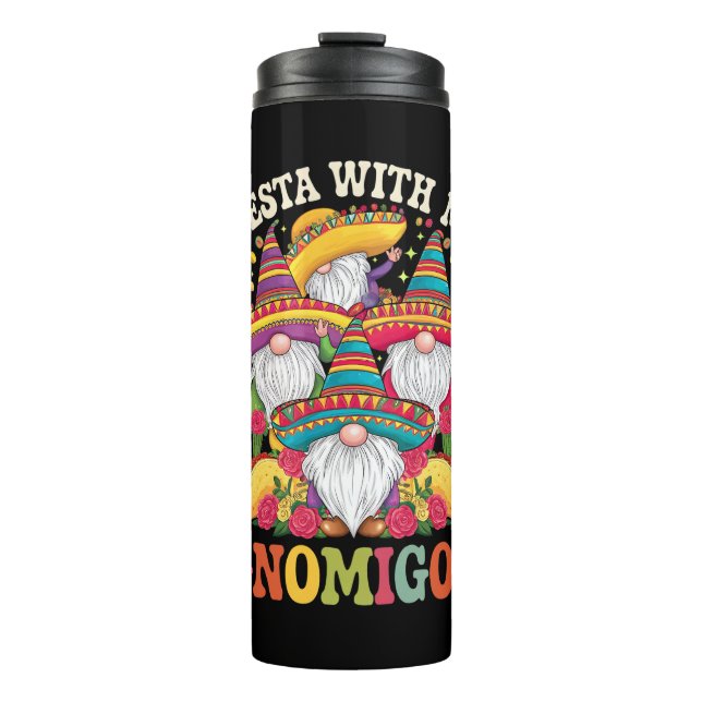 Bouteilles Isothermes Fête avec mes Gnomigos Gnome Cinco De Mayo (Devant)