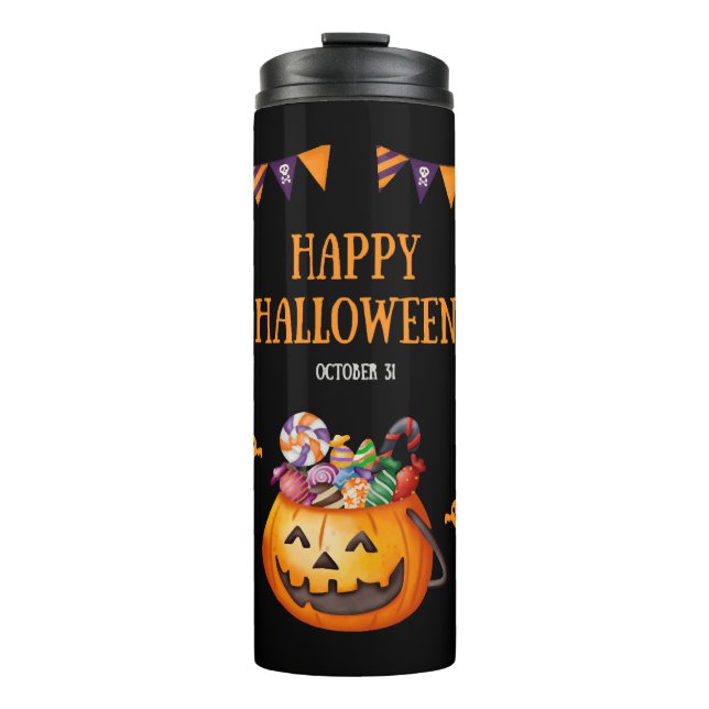 Bouteilles Isothermes Fête d'Halloween (Devant)