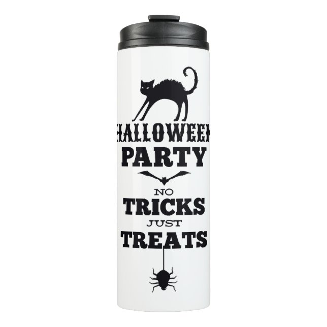 Bouteilles Isothermes Fête d'Halloween pas de friandises juste des trucs (Devant)