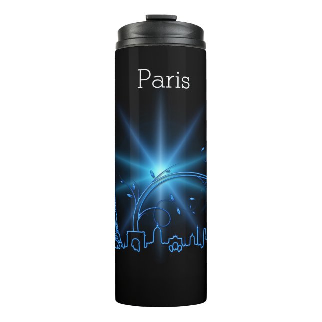 Bouteilles Isothermes Fête du Nouvel An à Paris (Devant)
