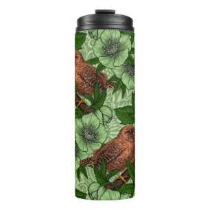 Bouteilles Isothermes Feu et hellebore, vert clair