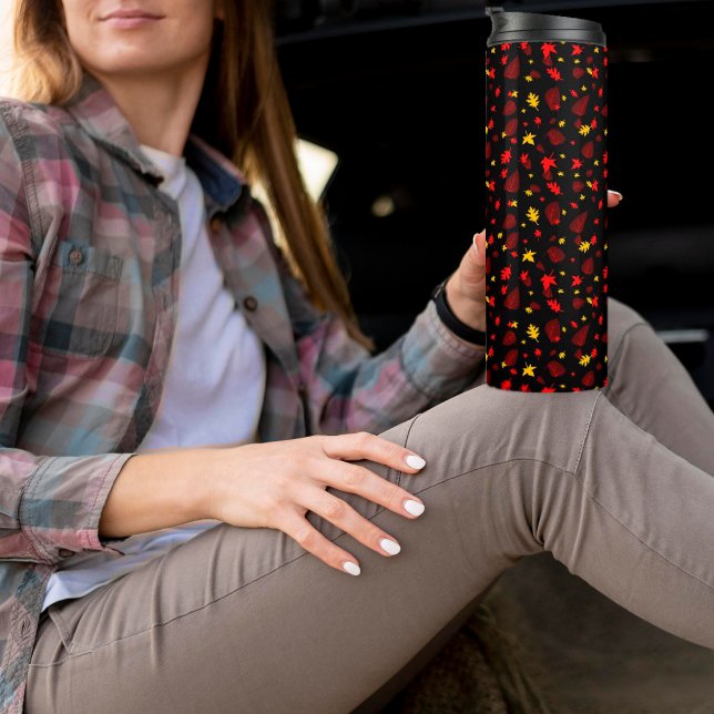 Bouteilles Isothermes Feuille Motif colorée (Créateur téléchargé)