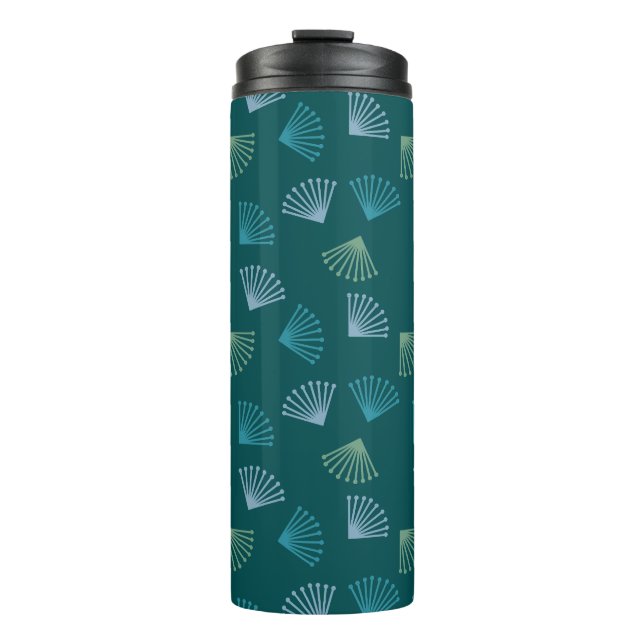 Bouteilles Isothermes Feuilles Art déco (Devant)