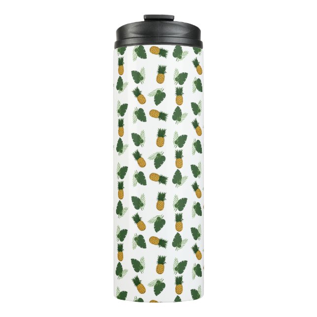 Bouteilles Isothermes Feuilles D'Ananas Et De Palmiers (Devant)