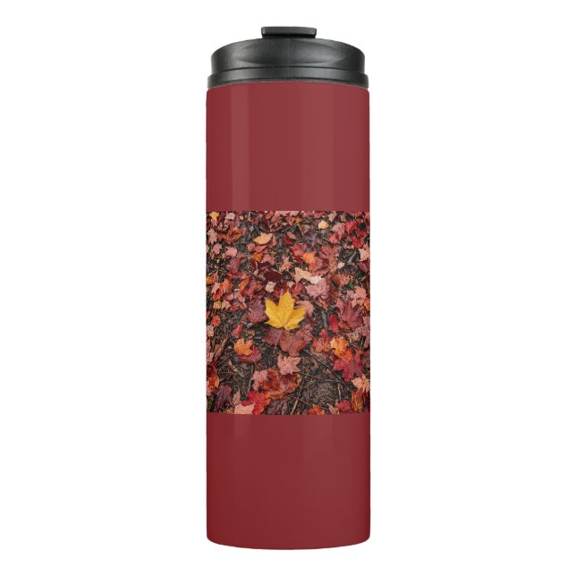 Bouteilles Isothermes Feuilles d'automne  (Devant)