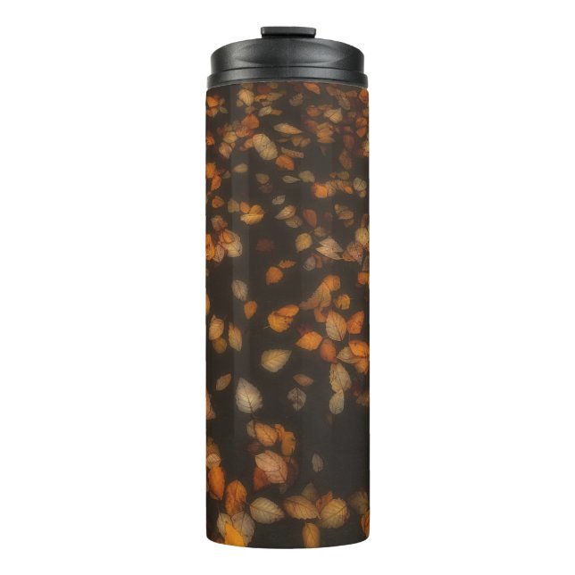 Bouteilles Isothermes feuilles d'automne (Devant)
