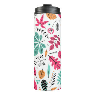 Bouteilles Isothermes Feuilles d'automne Abstrait Motif sans fil