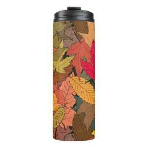 Bouteilles Isothermes Feuilles d'automne colorées