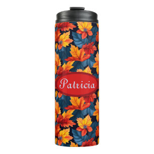 Bouteilles Isothermes Feuilles d'automne d'Orange et Russet