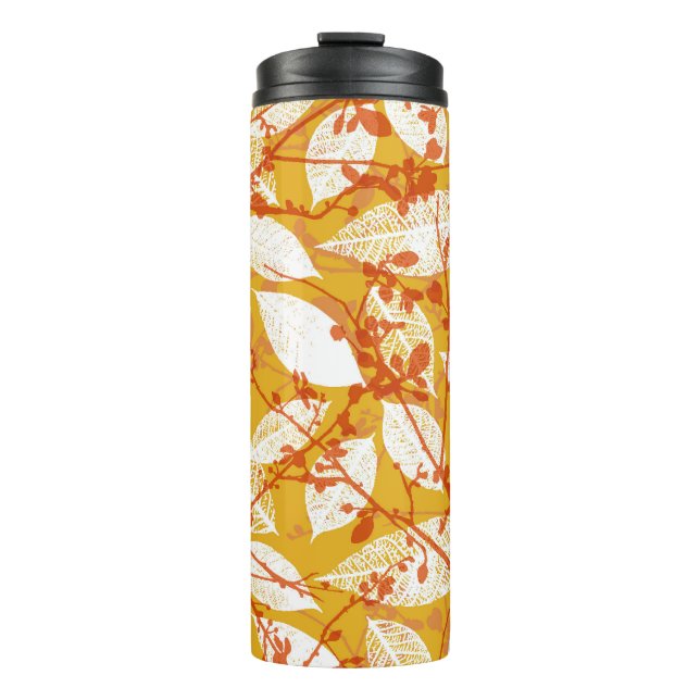 Bouteilles Isothermes Feuilles d'automne : Golden Vintage Repeat (Devant)