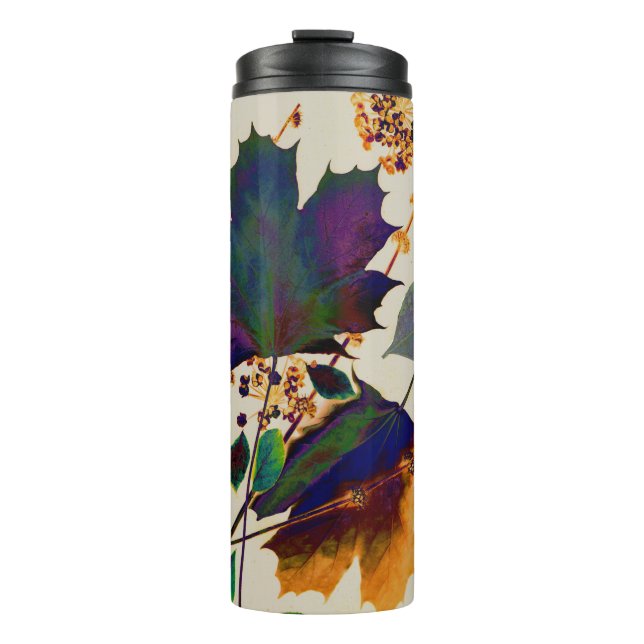 Bouteilles Isothermes Feuilles d'automne Royal Coloris Thermal Tumbler (Devant)
