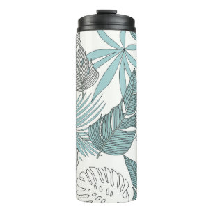 Bouteilles Isothermes Feuilles tropicaux : une tendance transparente