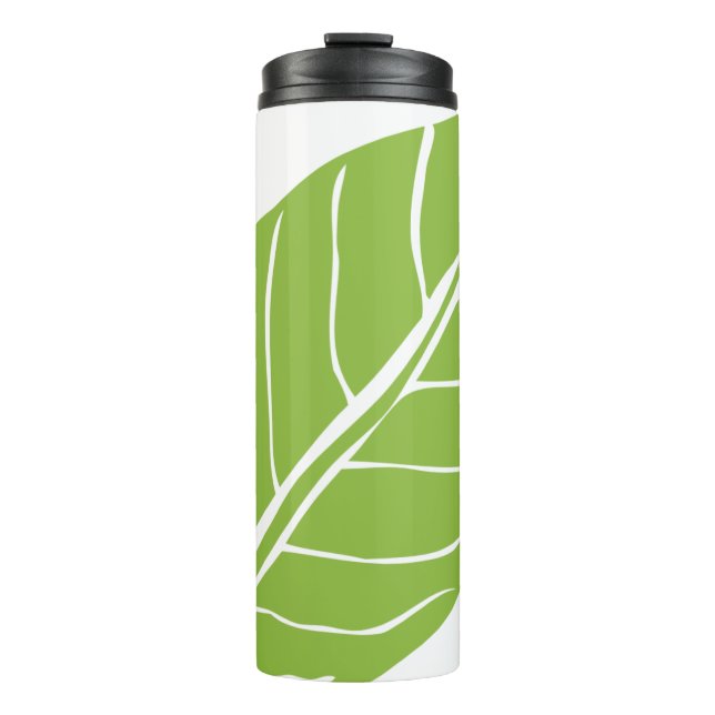Bouteilles Isothermes Feuilles vert plante naturel (Devant)