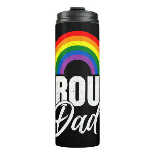 Bouteilles Isothermes Fier papa Ally LGBT Lesbian Gay pride Mois LGBTQ