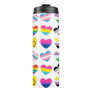 Bouteilles Isothermes Fierté Coeurs Tumbler Thermique