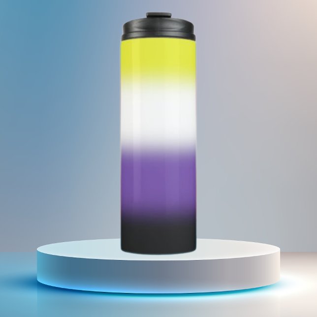 Bouteilles Isothermes Fierté non binaire à dégradé  (Créateur téléchargé)