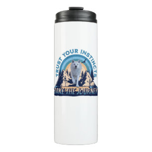 Bouteilles Isothermes Fiez-vous à vos instincts Aventure de loup arctiqu