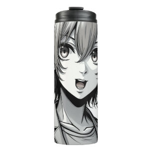 Bouteilles Isothermes Fille Anime – Conception de personnage moderne et 