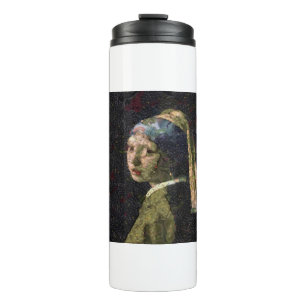 Bouteilles Isothermes Fille Avec Une Fraise Élevant Beau Art Spoof