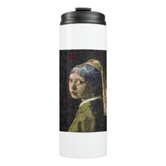 Bouteilles Isothermes Fille Avec Une Fraise Élevant Beau Art Spoof (Devant)