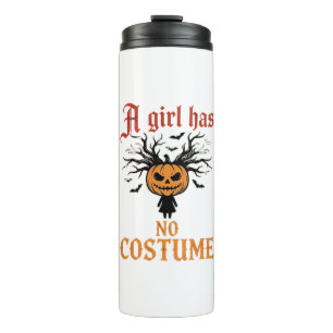 Bouteilles Isothermes Fille d'Halloween n'a pas de citrouille de costume