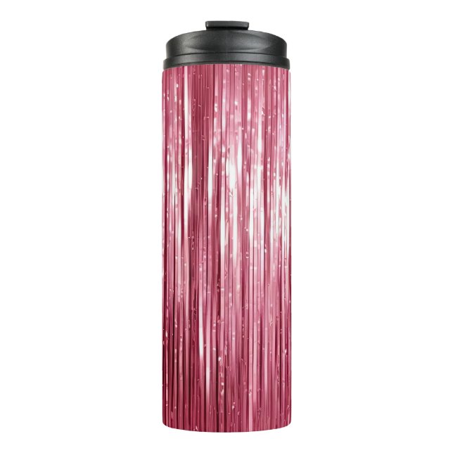 Bouteilles Isothermes Fille Pink Tinsel Stripes (Devant)