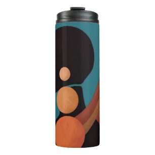 Bouteilles Isothermes fille sous le tropique. Belle femme africaine. Noi