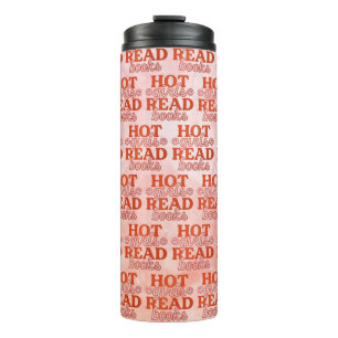 Bouteilles Isothermes Filles Chaudes Lisent Des Livres