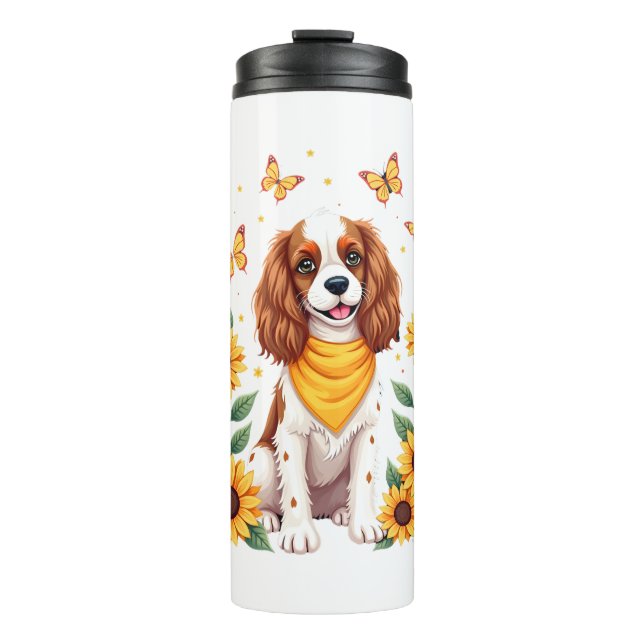 Bouteilles Isothermes Filles Femmes Maman Cavalier King Charles Spaniel  (Devant)